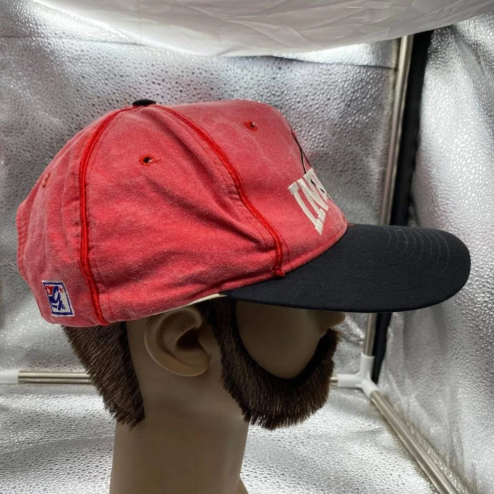 The Game Indiana Hoosiers‎ Hat Mens OSFA Red Black Snapback Vintage NCAA Cap